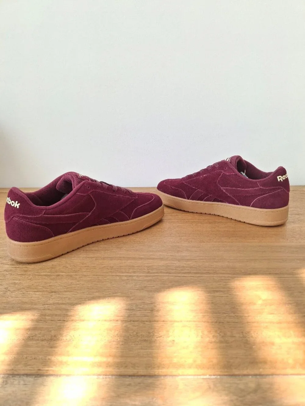 (New) Reebok – Forte Lounger Double Up Suede Sneakers (Black Cherry) – Women 8.5